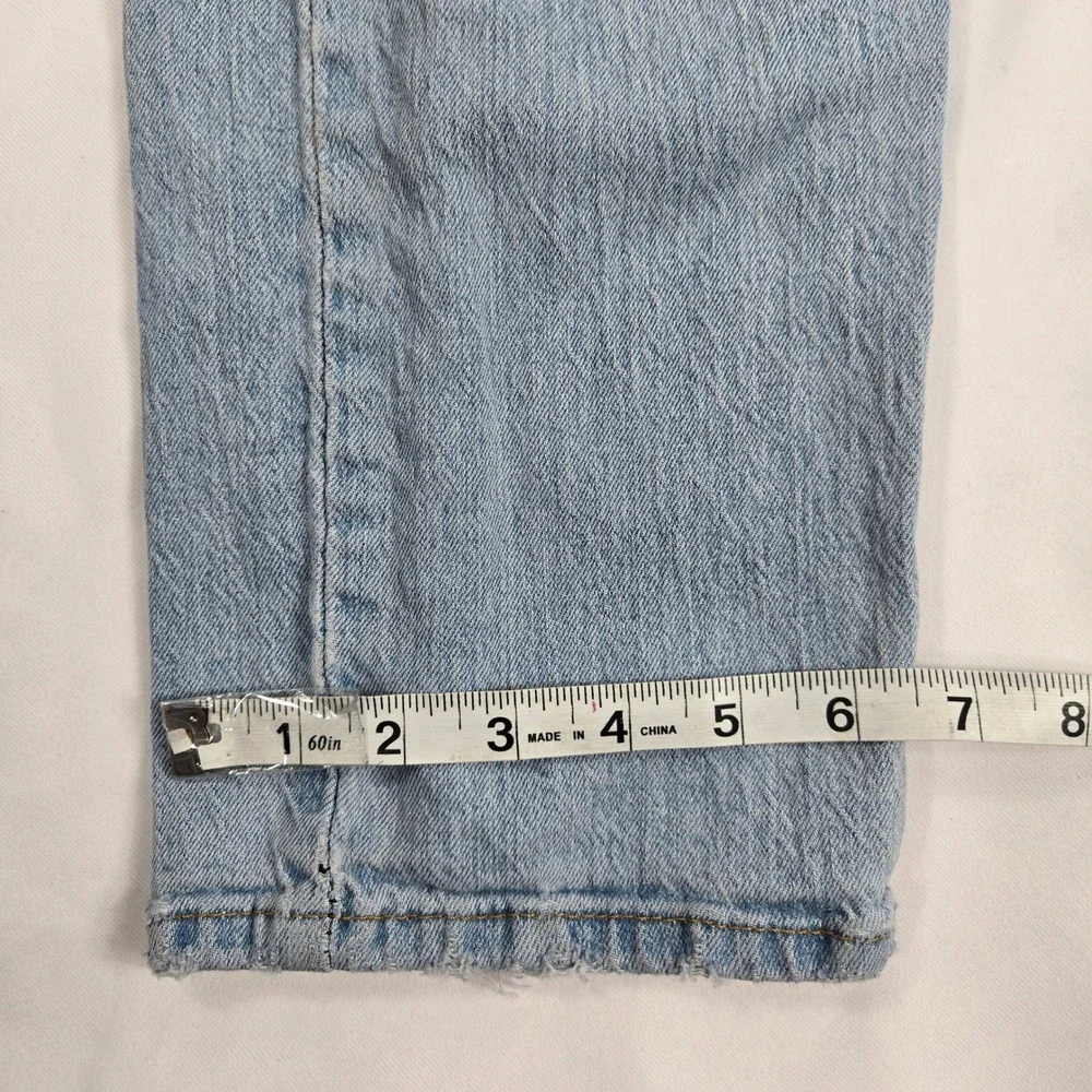 Levi's 505 Jeans Regular Fit Light Wash Denim Pants 31x32 A little‎ Dirty Thrash